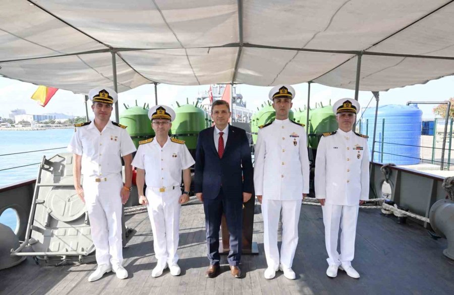 Nusret Mayın Gemisi Antalya Limanı’nın Onur Konuğu Oldu