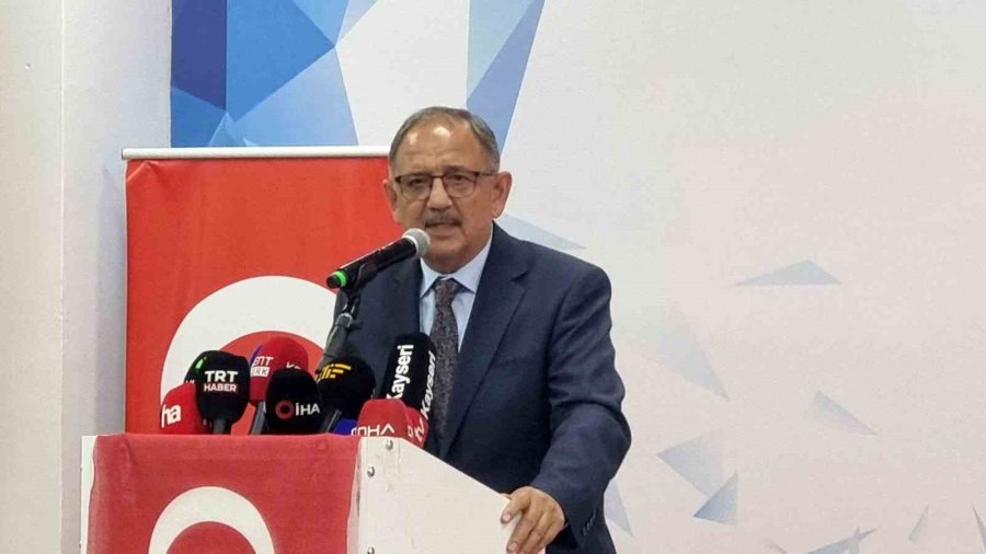 Bakan Özhaseki: “evlerimizi Çelik Yapıyoruz. Altında 9 Şiddetinde Dahi Deprem Olsa, Fay Hattı Geçse O Çelik Yapıyı Yıkması Mümkün Değil”