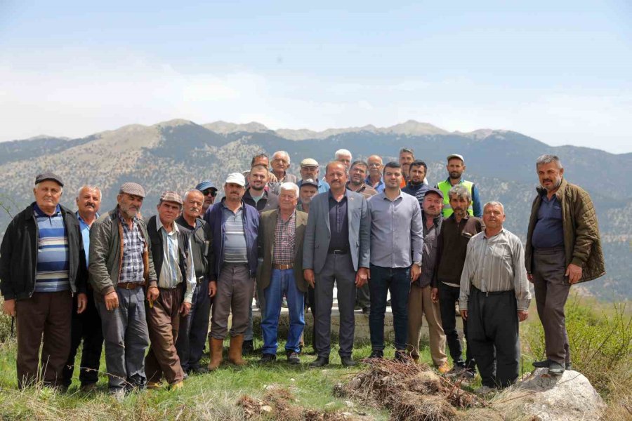 Antalya Büyükşehirden, Kaş Akörü’ne Kapalı Devre Sulama Sistemi