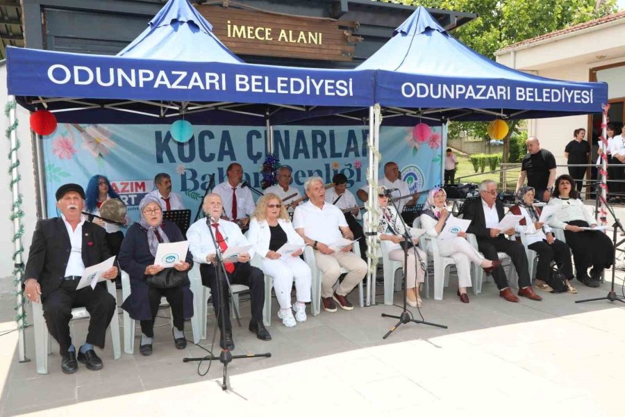 Koca Çınarlar Bahar Şenliği Yaptı, Başkan Kurt Da Onlara Eşlik Etti