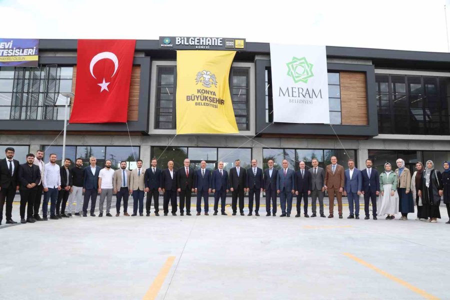 Konya Büyükşehir Ve Meram Belediyesi İş Birliğiyle Şehre Kazandırılan Konevi Sosyal Tesisleri Açıldı