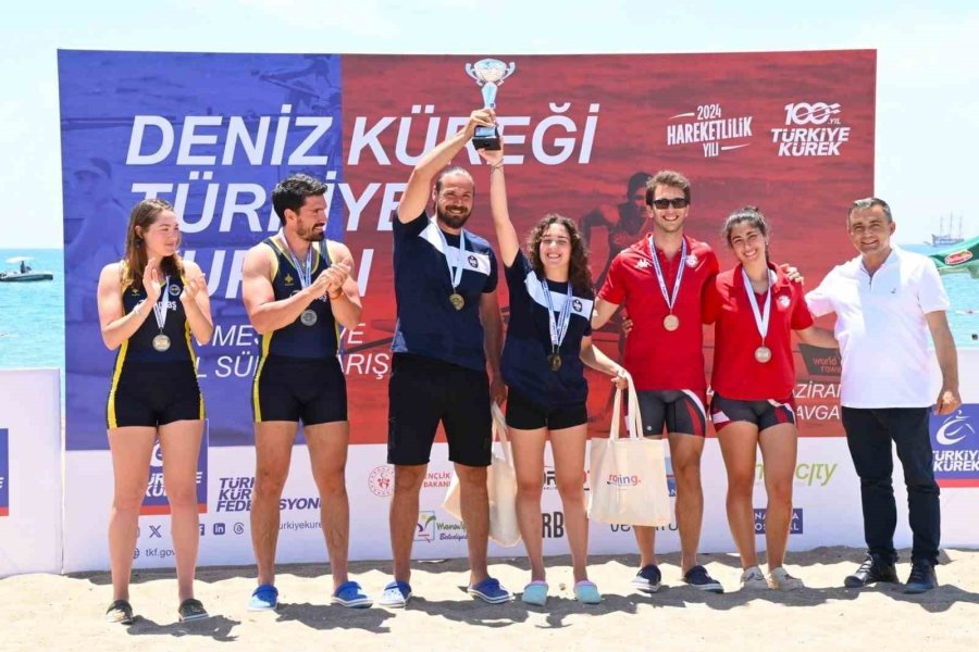 Manavgat’ta Deniz Küreği Çoşkusu Yaşandı