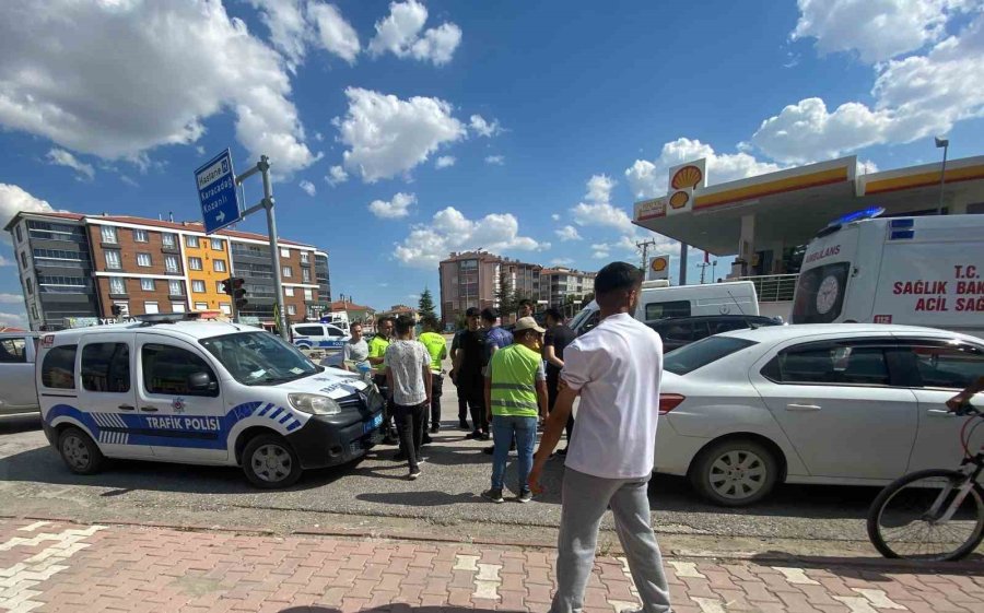 Konya’da Otomobil İle Motosiklet Çarpıştı: 1 Yaralı