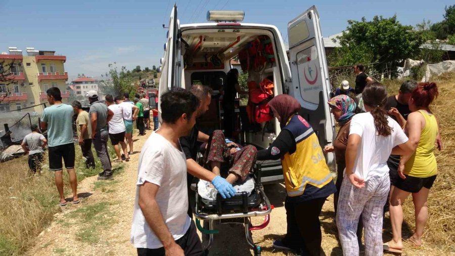 Ağılı Yanan Kadın Sinir Krizi Geçirdi, Ambulansla Hastaneye Kaldırıldı