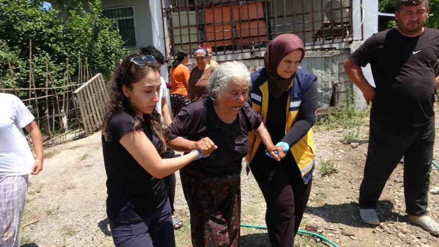 Ağılı Yanan Kadın Sinir Krizi Geçirdi, Ambulansla Hastaneye Kaldırıldı