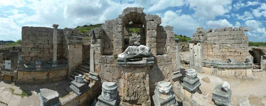 Perge’deki Kestros Çeşmesi, 1800 Yıl Aradan Sonra Suyla Buluşacak