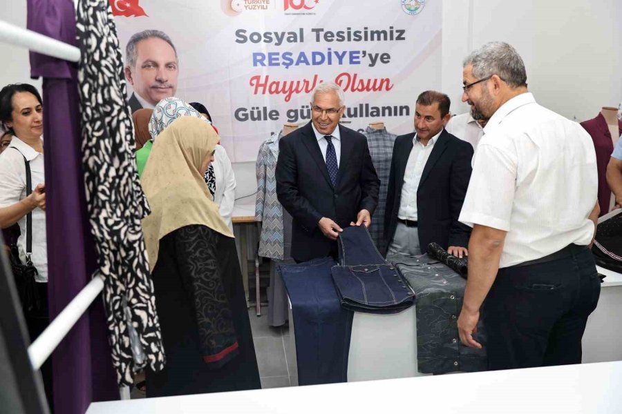 Talas Belediyesi’nden Reşadiye’ye Sosyal Tesis