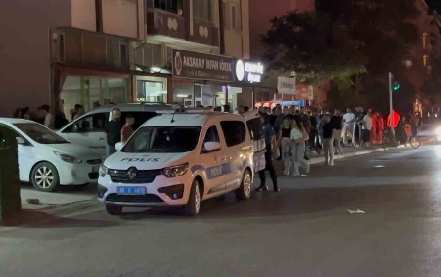 Aksaray’da Keser Ve Tornavidalı Kavga Kamerada: 4 Yaralı