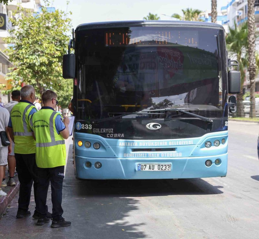 Kliması Kapalı Halk Otobüslerine Ceza Uygulanıyor