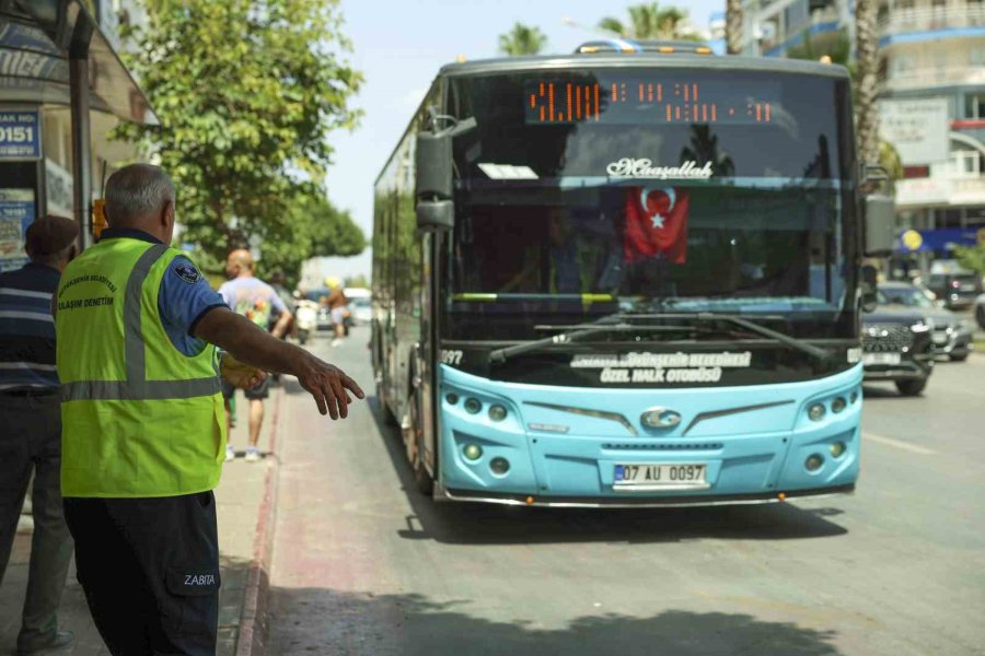 Kliması Kapalı Halk Otobüslerine Ceza Uygulanıyor