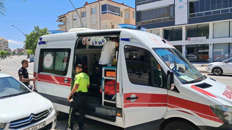 Karaman’da Otomobilin Çarptığı Kadın Yaralandı