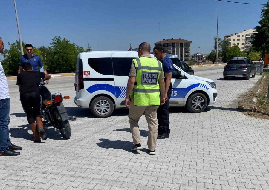 Konya’da Motosiklet Kazası: 2 Yaralı