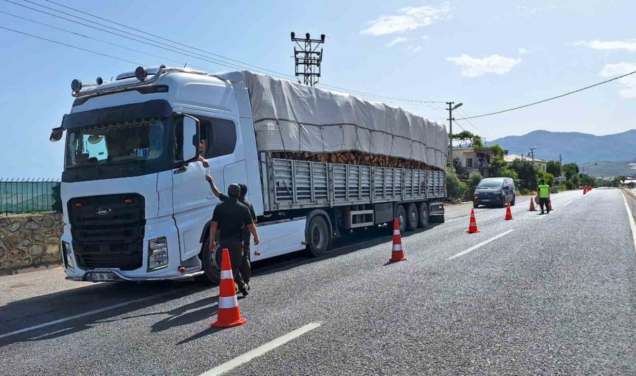 Mersin’de Orman Kaçakçılığına Yönelik Denetim Yapıldı