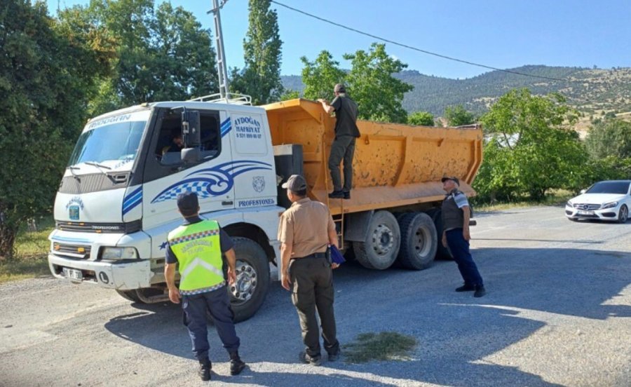 Mersin’de Orman Kaçakçılığına Yönelik Denetim Yapıldı