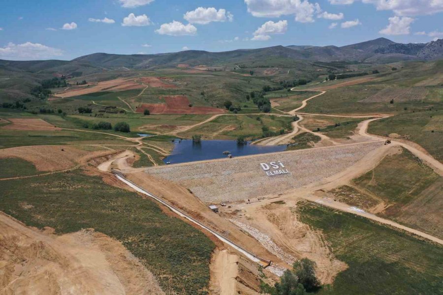 Niğde’de Elmalı Göletinde Su Tutulmaya Başladı