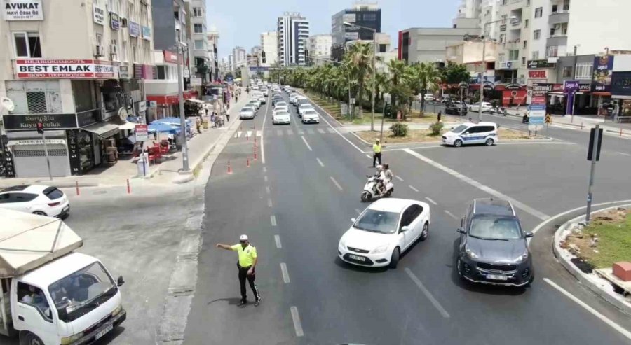 Mersin’de Tatil Beldelerinde Trafik Denetimleri Sürüyor