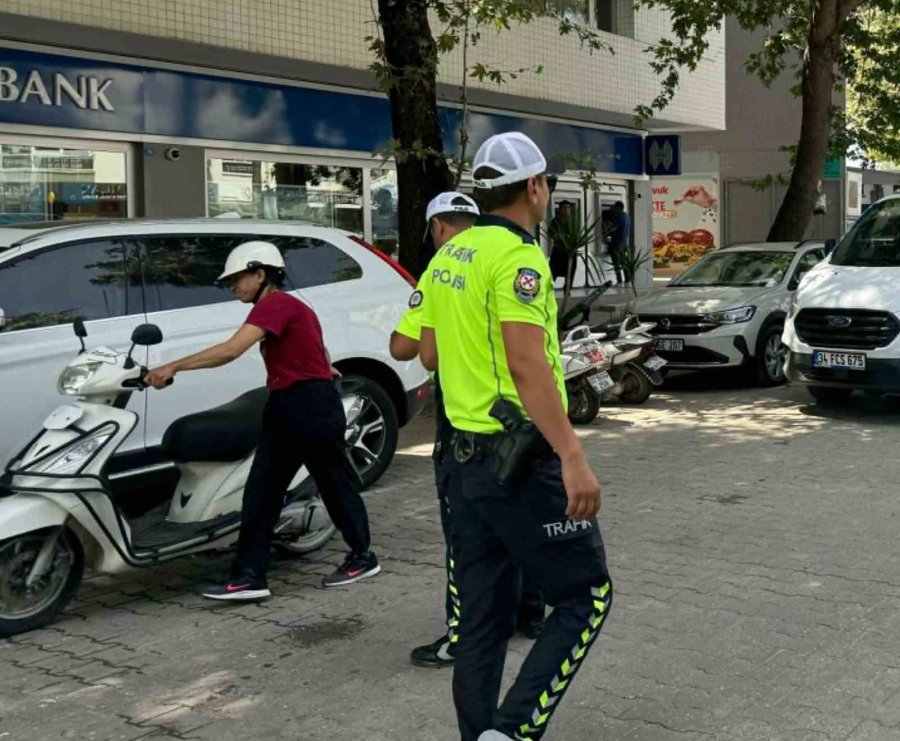 Gazipaşa’da Kask Denetimleri Yoğunlaştı