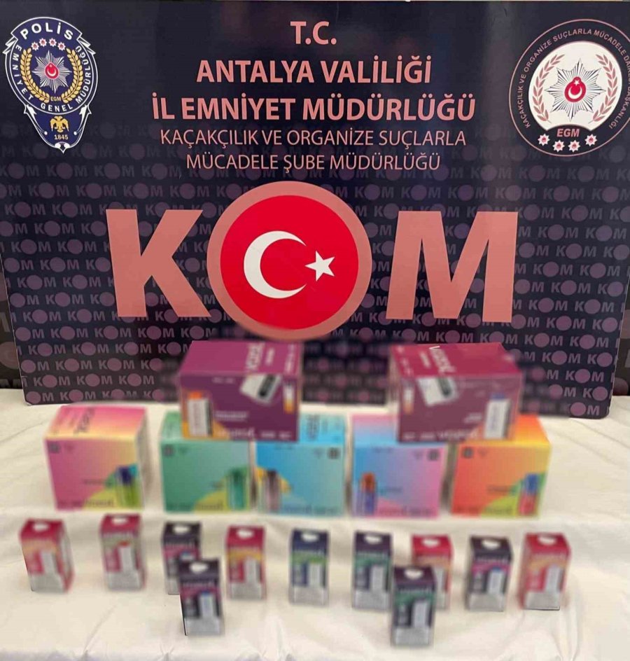 Antalya’da Kaçakçılık Operasyonu