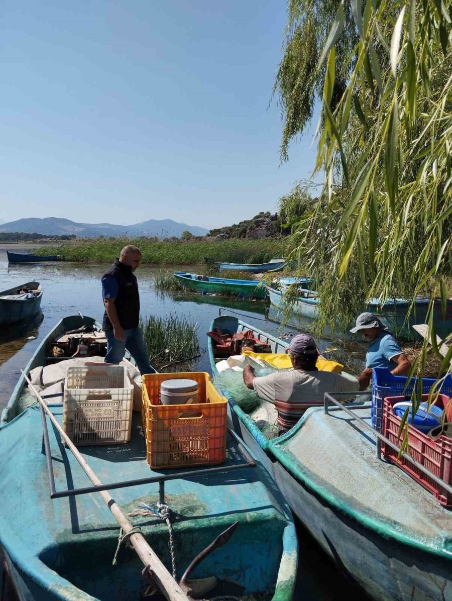 Beyşehir Gölü’nde Balıkçı Tekneleri Ve Balık İşleme Fabrikaları Denetlendi