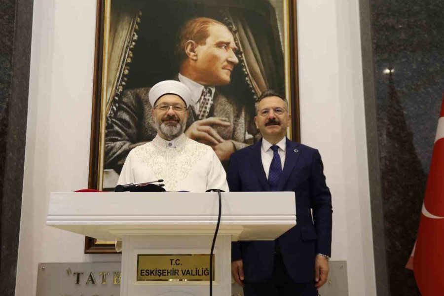 Diyanet İşleri Başkanı Erbaş, Eskişehir İl Müftülüğü Binasının Açılışına Katıldı