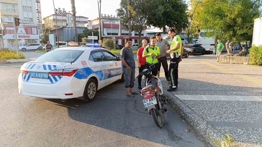 Yaralı Motosiklet Sürücüsü Tedaviyi Kabul Etmedi