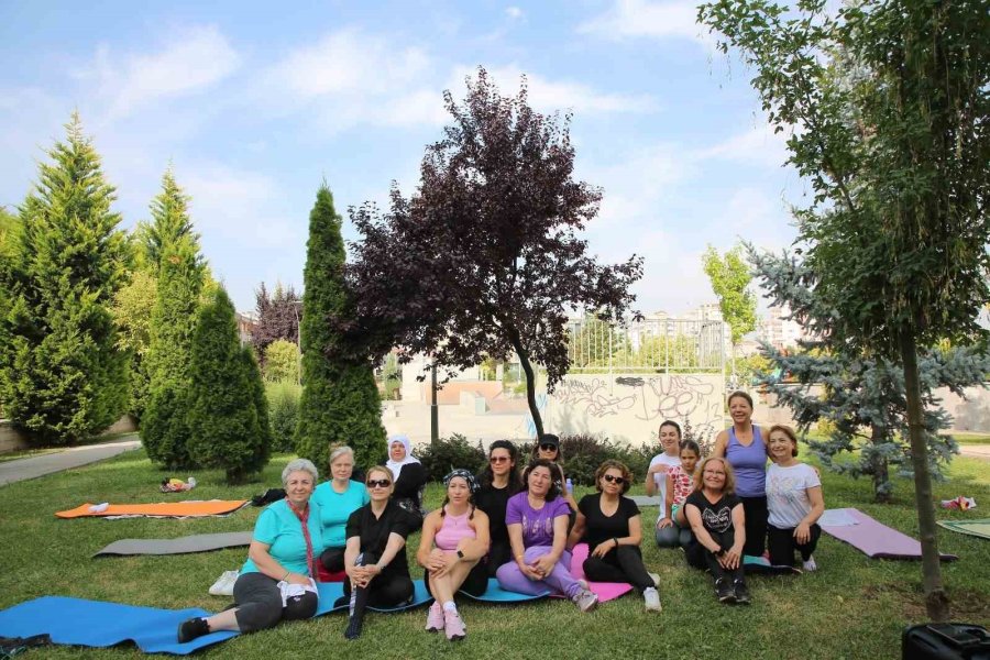 Odunpazarı’nda Parklarda Spora Büyük İlgi