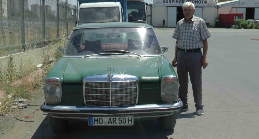 Klasik Mercedes’iyle 7 Bin 500 Kilometre Yol Yaptı