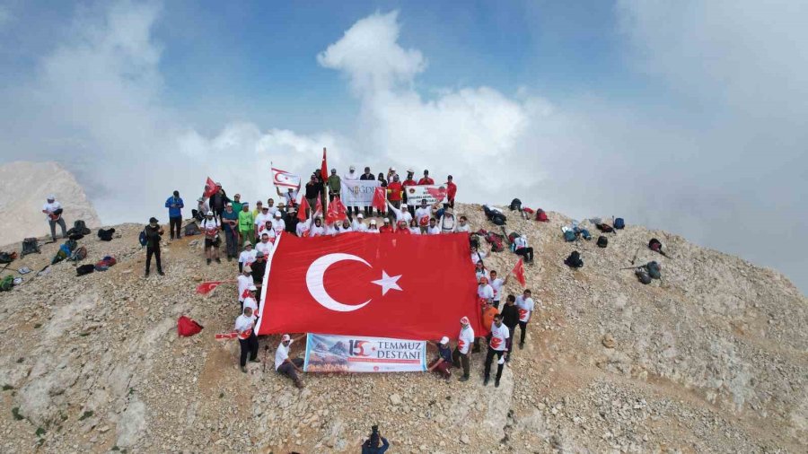 15 Temmuz Şehitleri Niğde’de Aladağlar Zirvesinde Anıldı