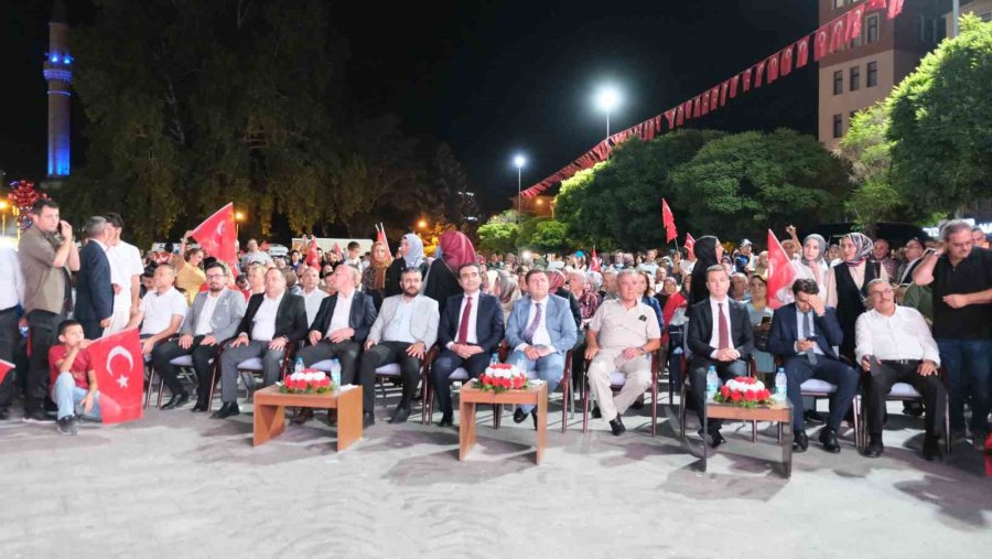 Karaman’da 15 Temmuz Demokrasi Ve Milli Birlik Günü Etkinlikleri