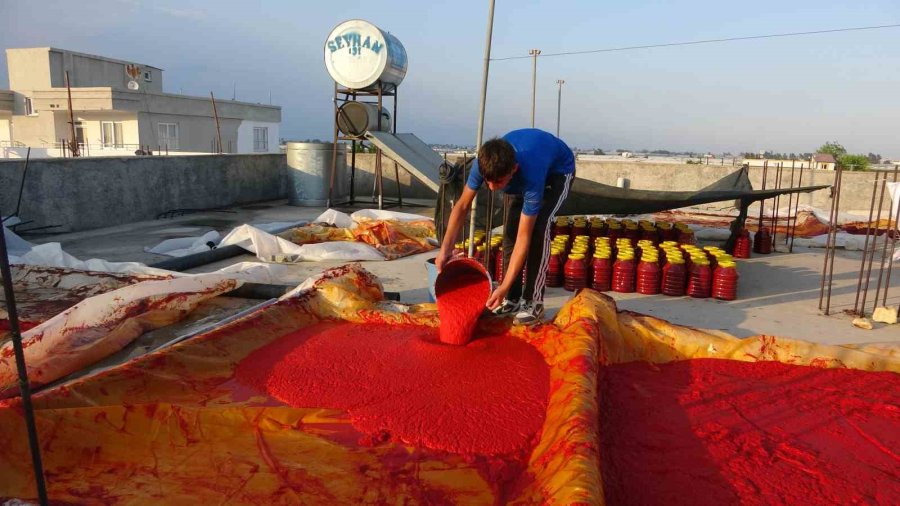 Mersin’de Biber Salçası Üretimi Başladı