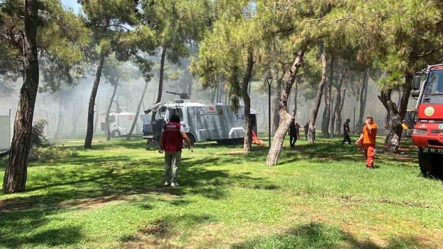 Ormanlık Alandaki İşletmede Çıkan Yangın Kontrol Altına Alındı