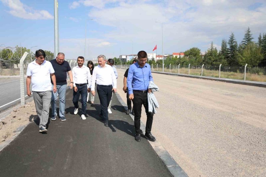 Melikgazi’den Şehrin Trafik Yükünü Alacak Yeni Yol