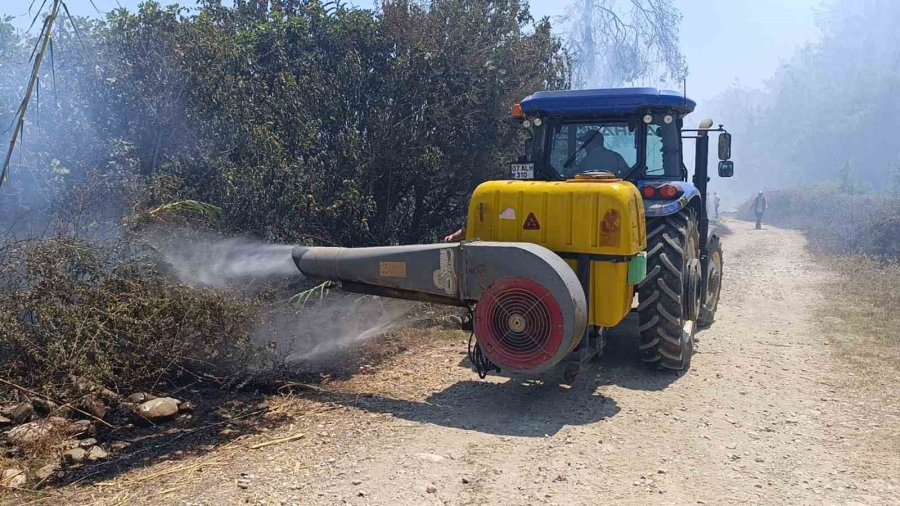 Antalya’da Mezarlık Yangını Ormana Sıçradı, Mahalleliyi Alarma Geçirdi