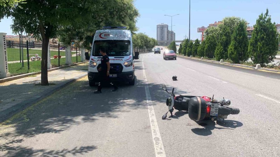 Karaman’da Otomobil İle Motosiklet Çarpıştı: 1 Yaralı