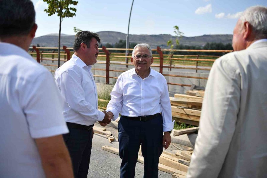 Esnaf Dostu Büyükkılıç, Şeker Toki Ve Oto Servisleri Sanayi Sitesi’ne Hizmet Verecek Köprü Çalışmasını İnceledi