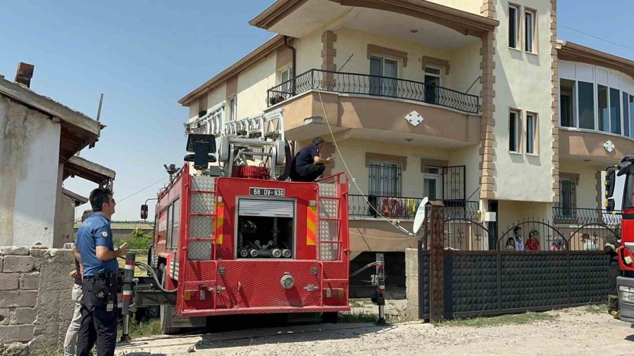 Aksaray’da İkamet Yangını Paniğe Neden Oldu