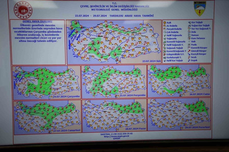 Bunaltıcı Sıcaklık Yerini Sağanak Yağışa Bırakacak