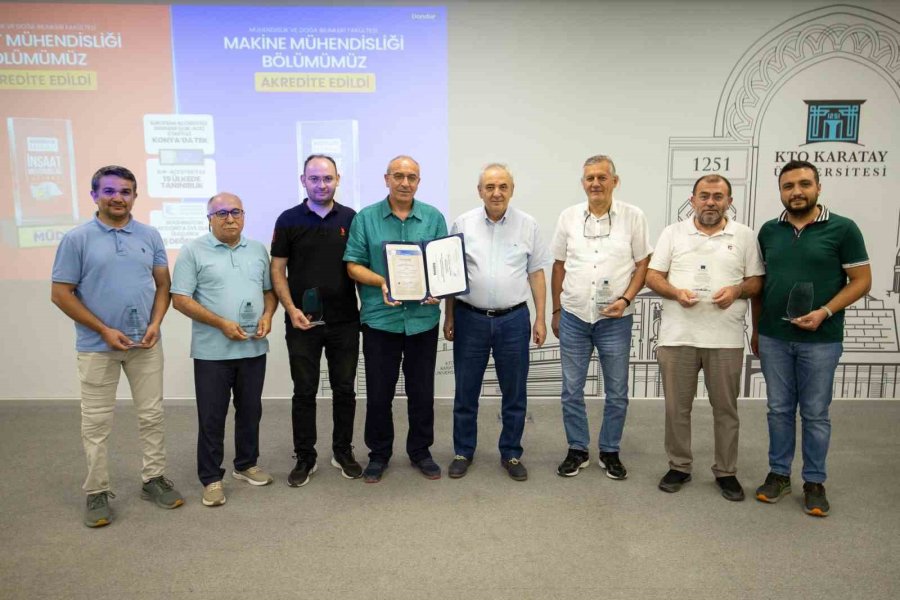 Kto Karatay İnşaat Mühendisliği Ve Makine Mühendisliği Bölümleri Avrupa’da Tanınacak