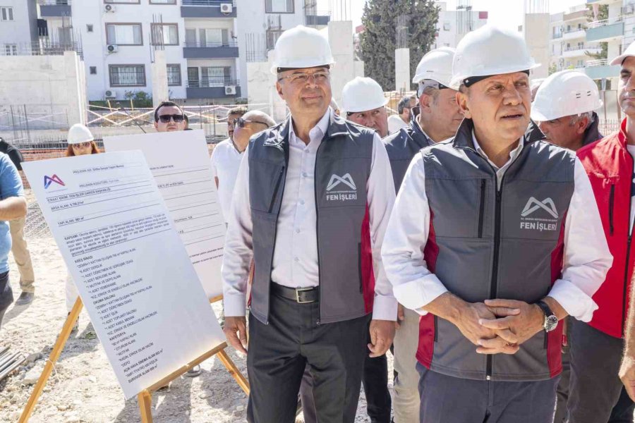 Silifke Sosyal Yaşam Merkezi İnşaatı Sürüyor