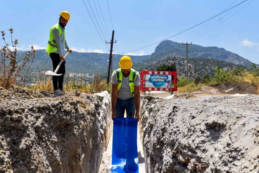 Meski’nin, Silifke’de Başlattığı İçme Suyu İletim Hattı Çalışmaları Sürüyor