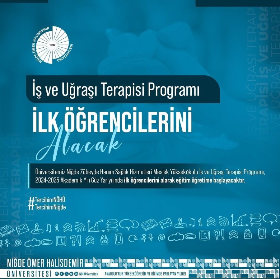 Nöhü’de Yeni Bölümlere İlk Kez Öğrenci Kabul Edilecek