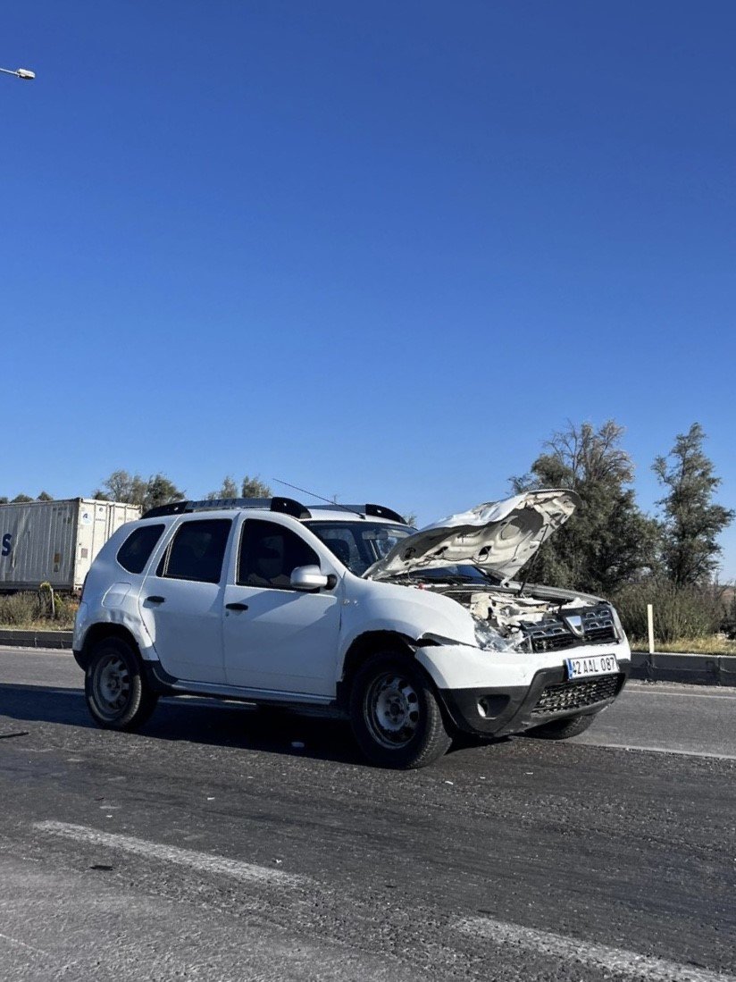 Konya’da Motosiklet İle Otomobil Çarpıştı: 2 Yaralı