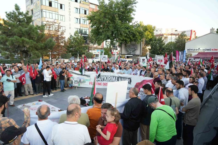 Niğde’de Filistin’e Destek Yürüyüşü Düzenlendi