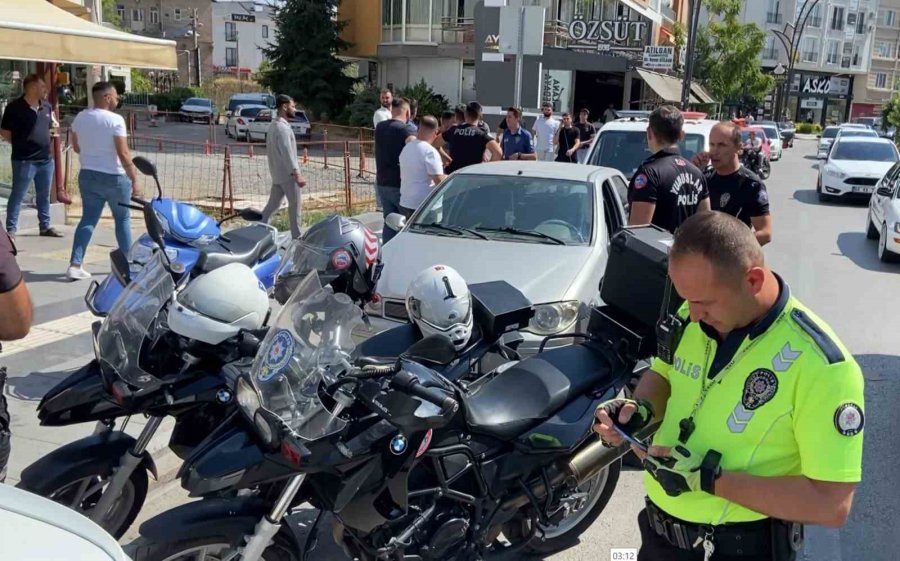 Polis “çekeceğim” Dedi, Sürücü “çektirtmem” Diyerek Mukavemet Gösterdi