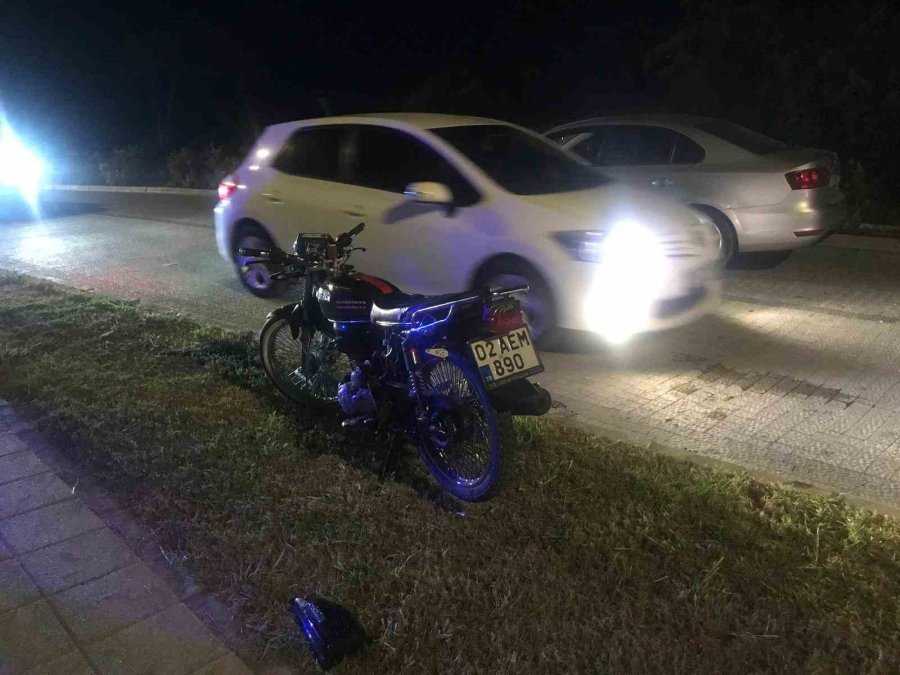 Manavgat’ta Motosiklet Kazası: 1 Yaralı