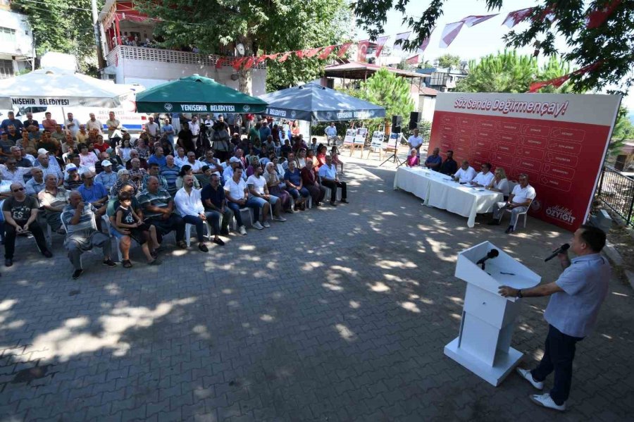 Yenişehir Belediyesinin Mahalle Toplantıları Başladı