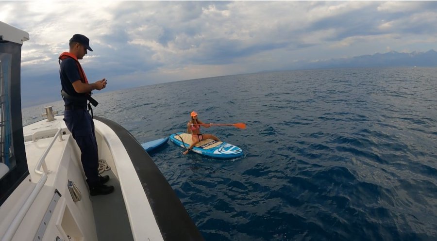 Antalya’da İzinsiz Kürek Sörfü Yapan Ve Yaptıranlara Ceza Yağdı