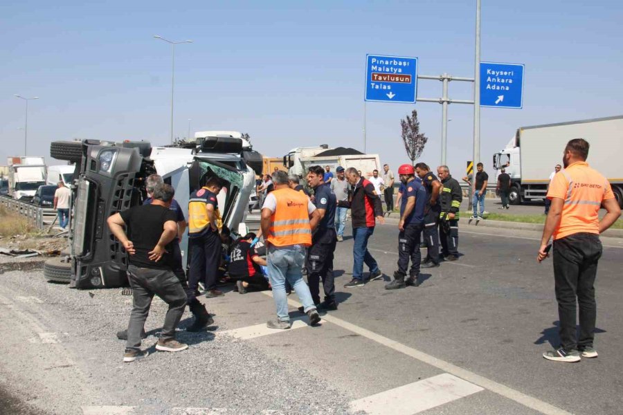 Beton Mikseri Devrildi: 1 Ölü