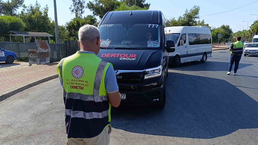 Ulaştırma Bakanlığı’ndan Turist Taşıyan Araçlara Denetim