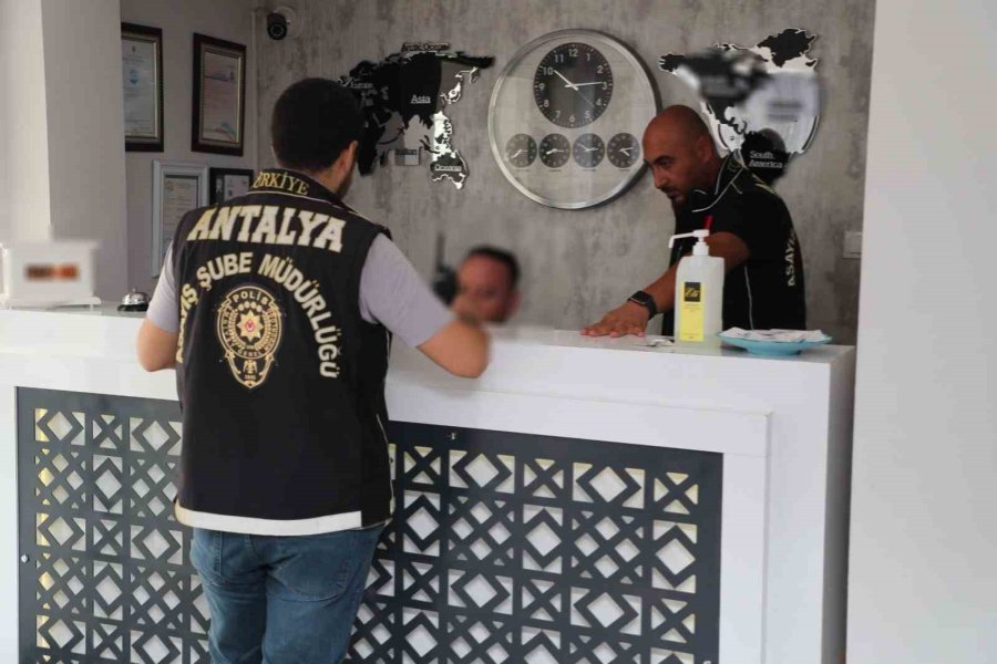 Antalya’da Günübirlik Kiralanan Evlere Eş Zamanlı Denetim